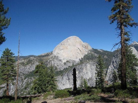 half dome from panorama trail