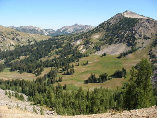 Looking north from Deadman Pass