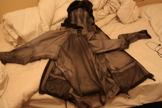 wetted-through jacket