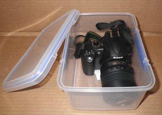 Nikon D5000 in Sistema 3 liter box