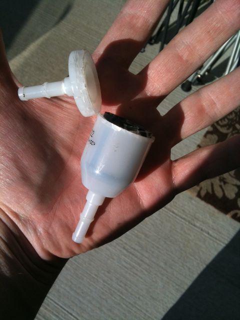 inline fuel filter