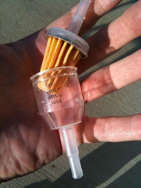 inline fuel filter