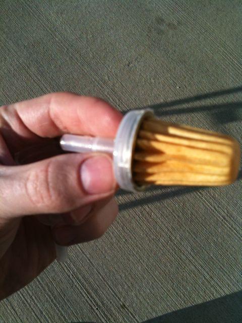inline fuel filter
