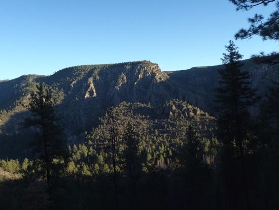 Hiking out