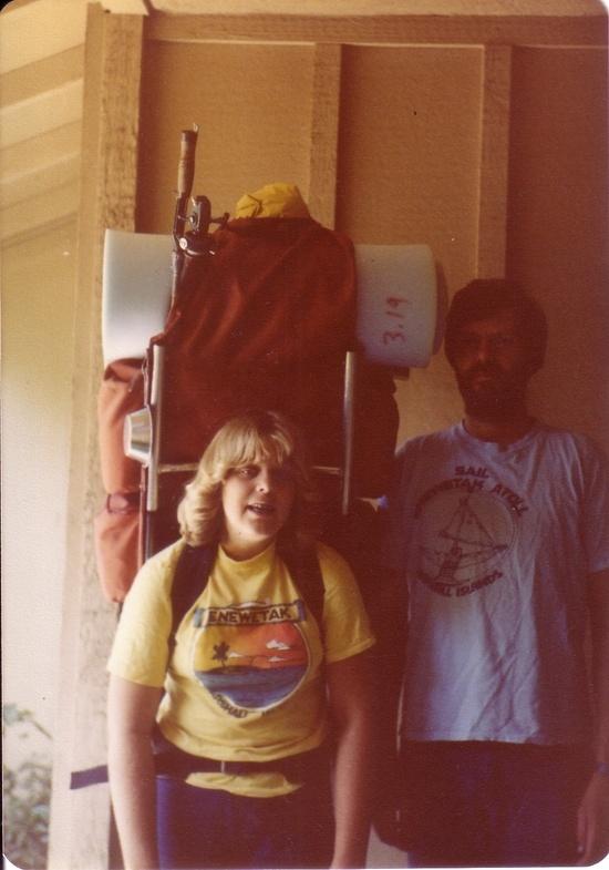 me in 1978 with big pack