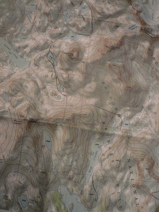 Wall lake map