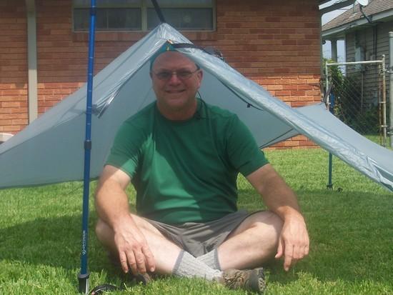 SUL Shaped Silnylon Tarp with zippered beak