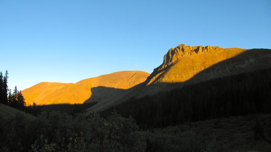 Last light on the Divide