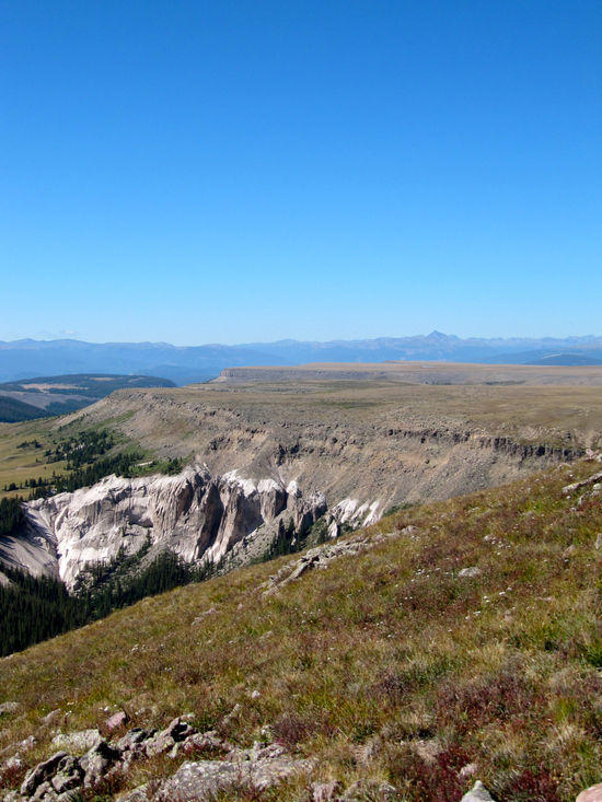 Snow Mesa and the head of Miners Creek