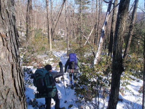 Heading downhill