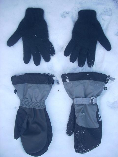 mitts and gloves