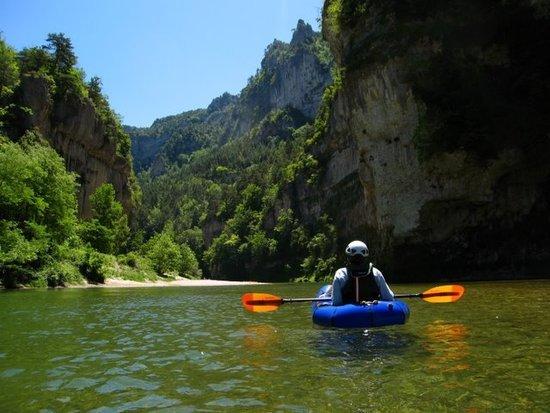 gorge below