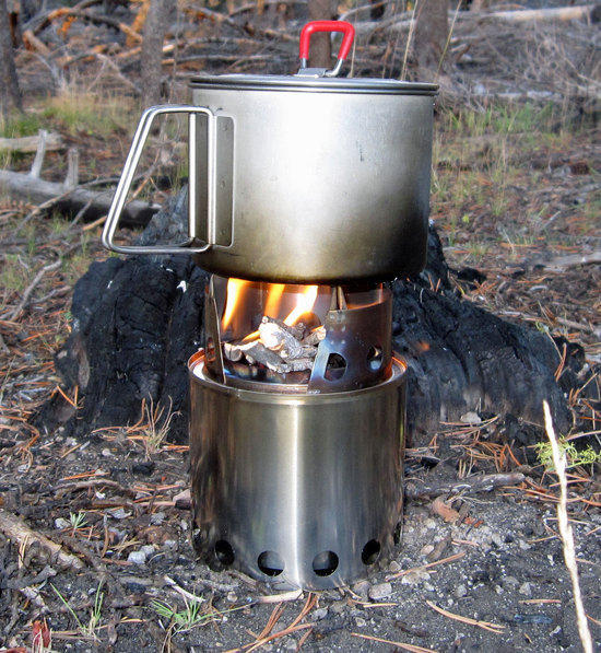 Breaking in the BushBuddy Stove