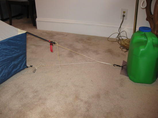 Carpet Stake Installed