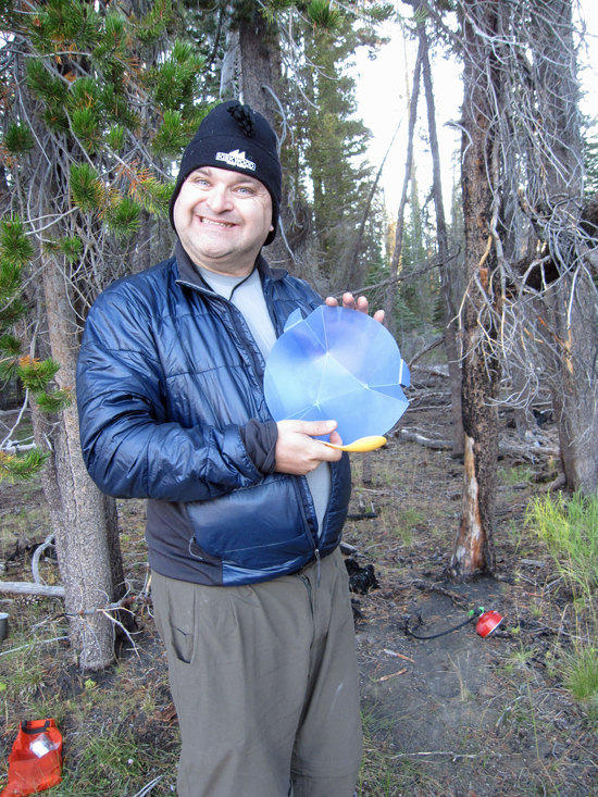 Jeff with his Oragami Bowl