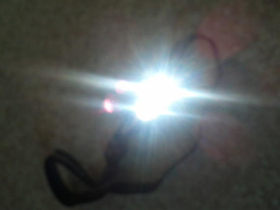 Before the diffuser. Notice how bright and glaring the lamp is.