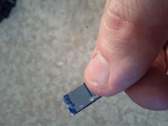 sticky sided velcro.