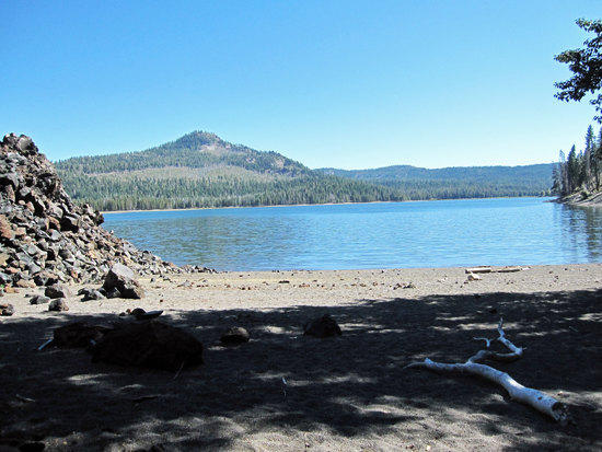 First View of Snag Lake