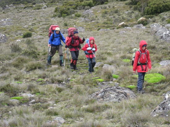 Family walking