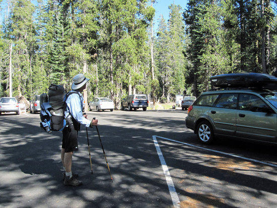 Mark at the Campground Parking Lot