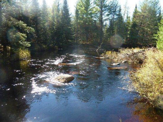 Bridge crossing the Oswegatchie, looking right&hellip;