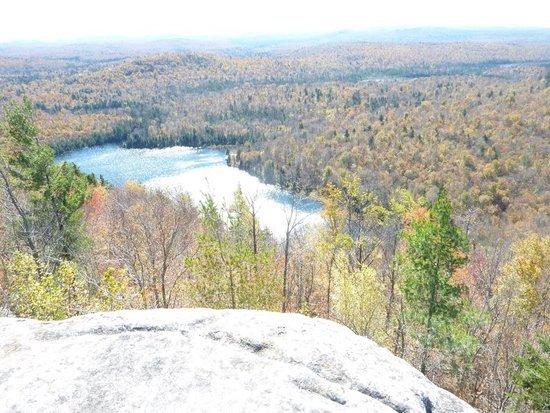 Looking down on Cat Mountain Pond