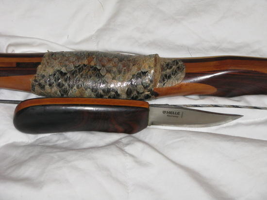 bow and knife