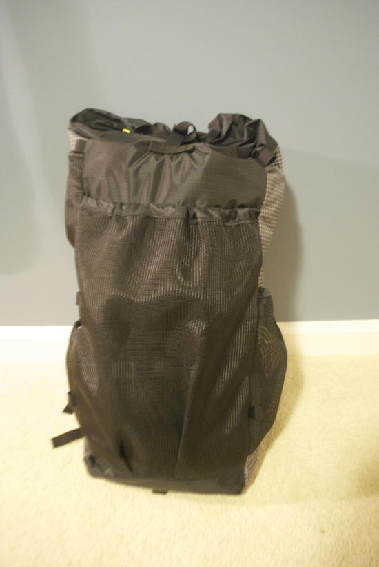 Didn't have enough Dyneema for this side.