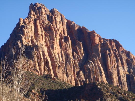 Watchman Peak...the campground is named for this.