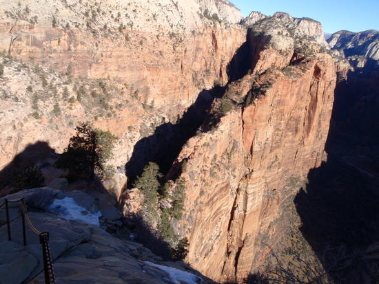 Heading back down