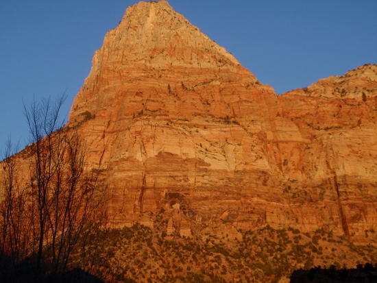 Bridge Mtn from the campground