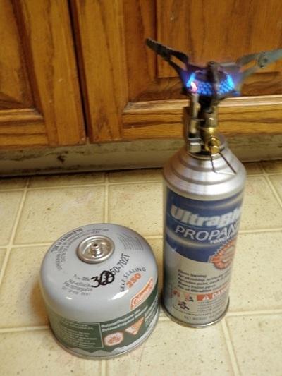 Propane canister