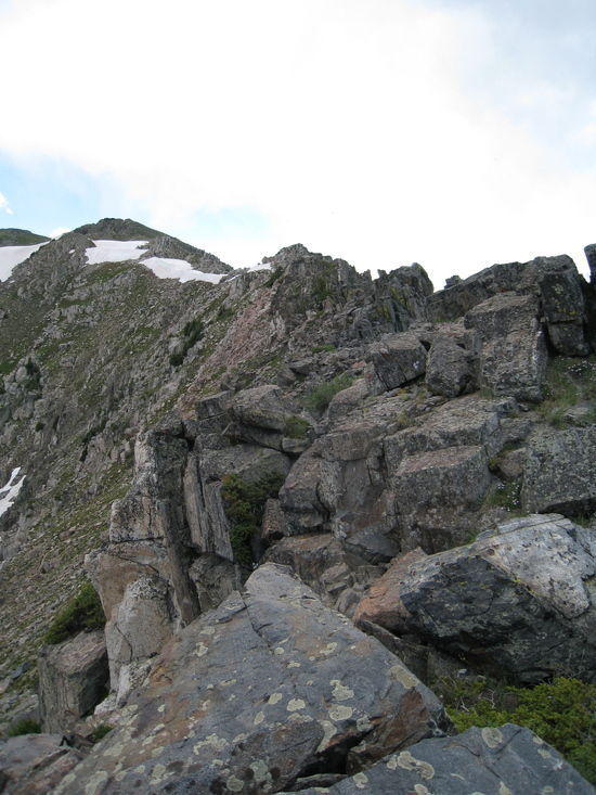 the ridge to Ute Pass