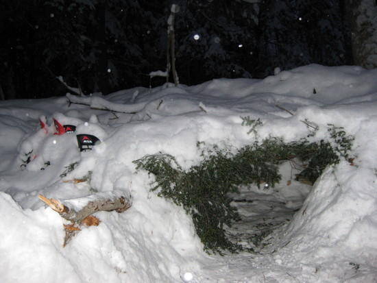 snow cave