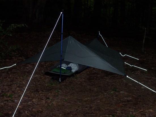 Camp setup at Cherry Gap 2010