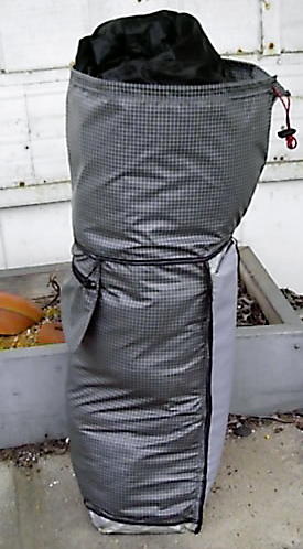 sling pack inside out construction