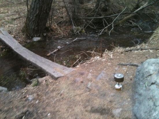 Dinner but still some hiking to do