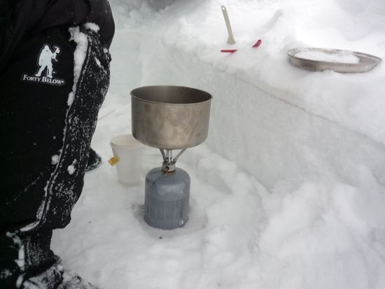 melting snow
