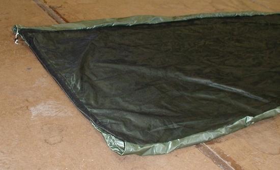 Hot weather bivy from head