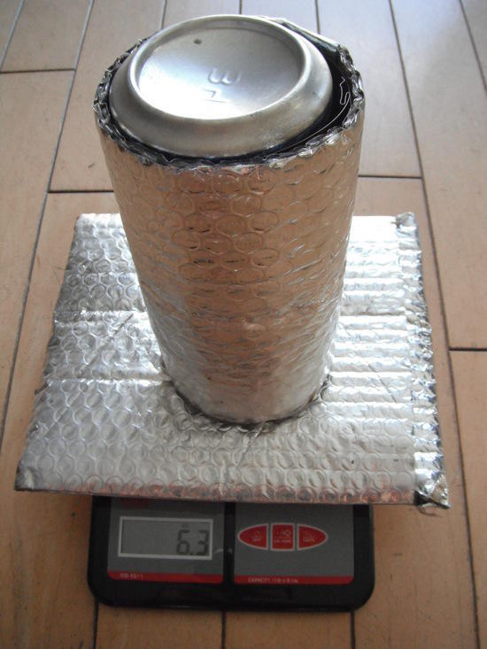 Kit packed on scale