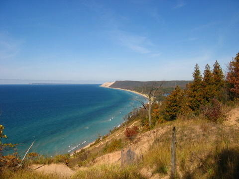 Lake Michigan coast - Sleeping Bear Dunes
