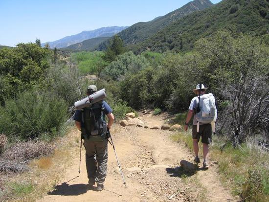 Kevin & Andy on the trail