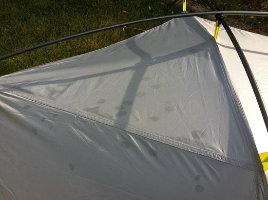 Sputnik 2P Drywall condensation from inside tent body
