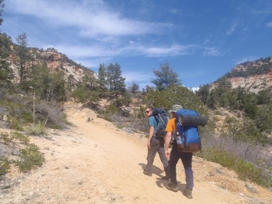 Starting the hike