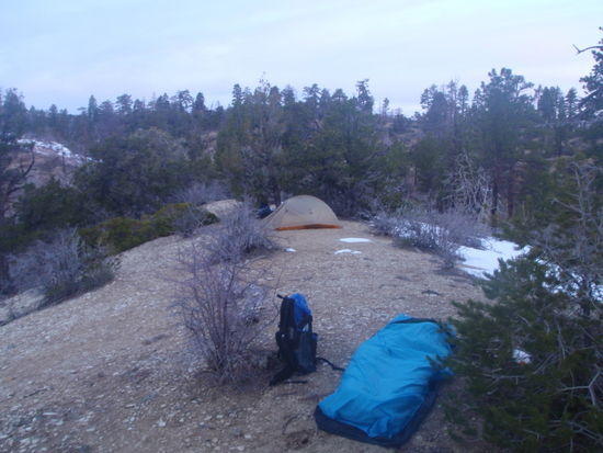 Our campsite