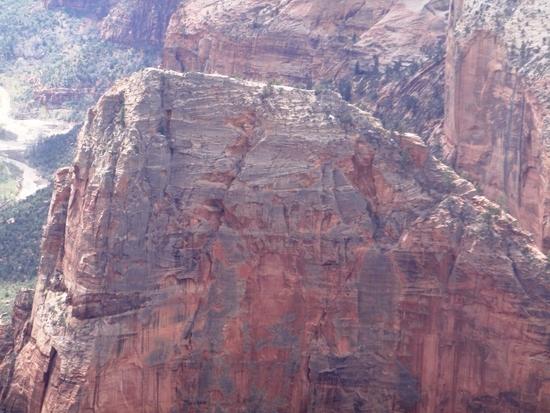 Close up of Angels Landing