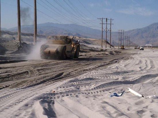 Indian Canyon Sand removal