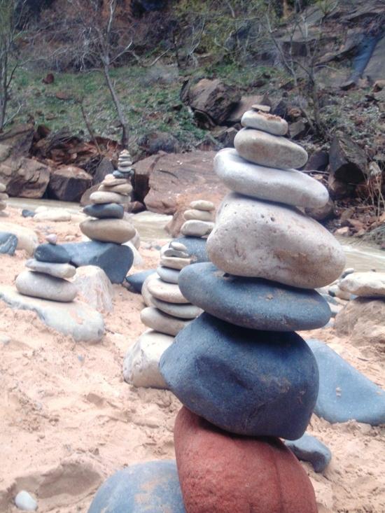 Pretty river rock