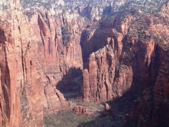 Looking down into the valley and The Organ