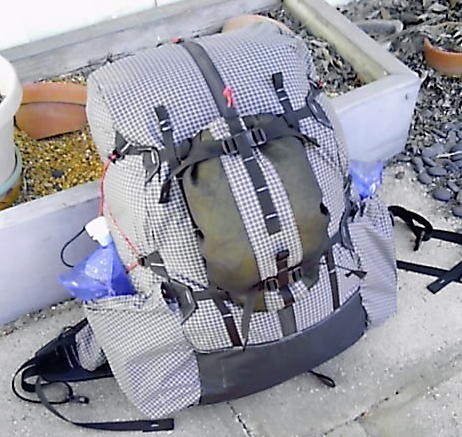 front of pack with turtle pod
